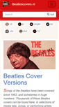 Mobile Screenshot of beatlescovers.nl